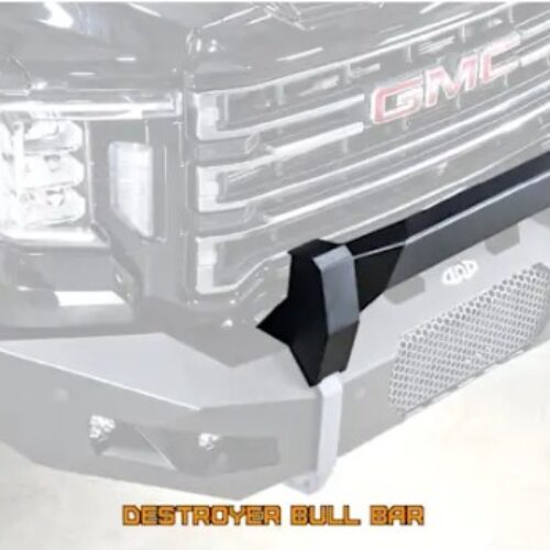 LoD Offroad MFG2021 Bull Bar – Powdercoated Black Steel (Destroyer Series)
